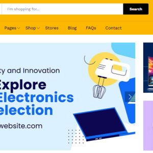 ecom Marketplace Complete Website Ready to use